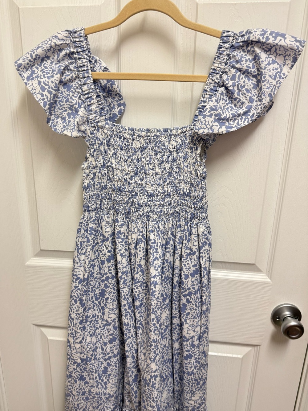 O.P.T Blue Spotted Maxi Nap Dress - Picture 2 of 14